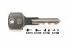 Chiavi Punzonate Per Cilindri Cisa 6+7 Spine- - Cs115 - 5 Pezzi Silca