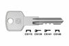 Chiavi Punzonate Per Cilindri Cisa 6+7 Spine- - Cs139 - 5 Pezzi Silca