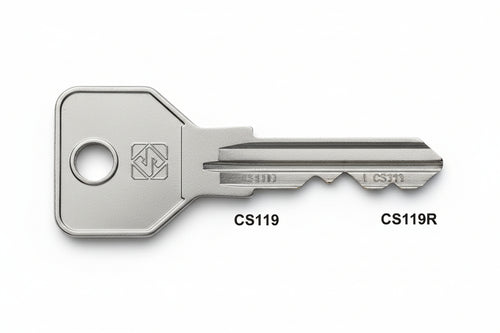 Chiavi Per Cilindri Cisa 5 Spine Grandi Cs119- - Cs119R Sx - 10 Pezzi Silca