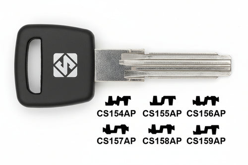 Chiavi Per Cilindri Cisa 6+7 Spine Profilo Piatto- - Cs154Ap - 5 Pezzi Silca