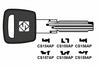 Chiavi Per Cilindri Cisa 6+7 Spine Profilo Piatto- - Cs157Ap - 5 Pezzi Silca