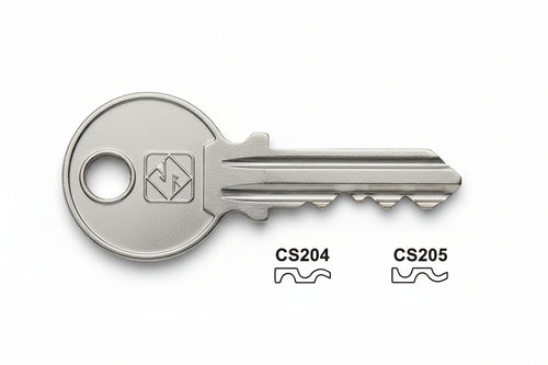 Chiavi Per Cilindri Cisa 4 Spine Grandi- - Cs204 Dx - 100 Pezzi Silca