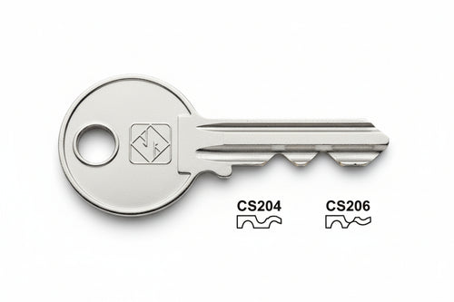 Chiavi Per Cilindri Cisa 4 Spine Grandi- - Cs205 Sx - 20 Pezzi Silca