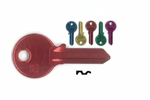 Chiavi Per Cilindri Cisa 4 Spine Grandi Cs204U- - Cs204U Ultralite 5 Colori Assortiti - 10 Pezzi Silca