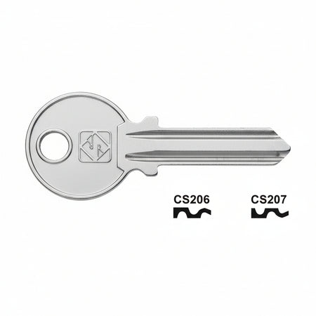 Chiavi Per Cilindri Cisa 5 Spine Grandi- - Cs206 Dx - 100 Pezzi Silca