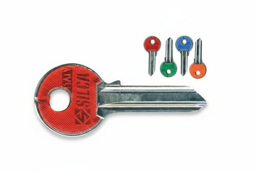 Chiavi Per Cilindri Iseo 5 Spine Grandi Ie6Asl- - Ie6Asl Dx Slim Fluo Colori Assortiti - 100 Pezzi Silca