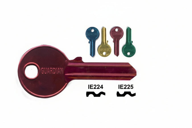 Chiavi Per Cilindri Iseo 4 Spine Grandi- - Ie224U Dx Ultralite Rosse - 10 Pezzi Silca