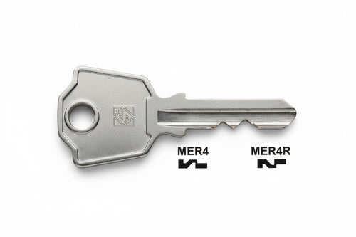 Chiavi Per Cilindri Meroni 5 Spine Piccole- - Mer4 Dx - 10 Pezzi Silca