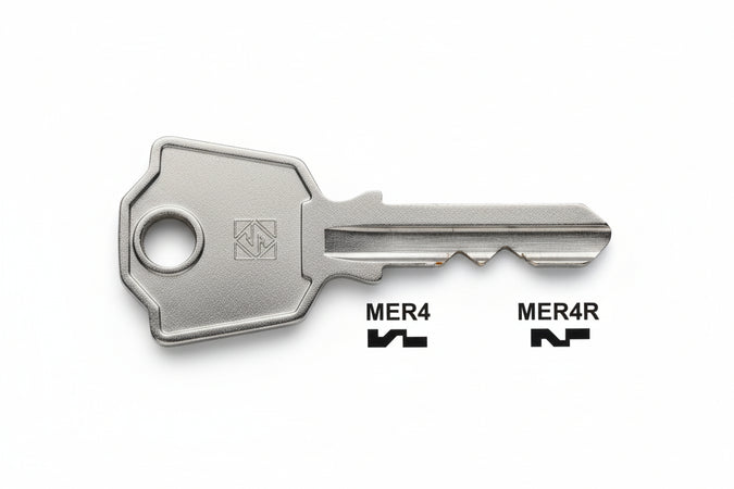 Chiavi Per Cilindri Meroni 5 Spine Piccole- - Mer4 Dx - 10 Pezzi Silca