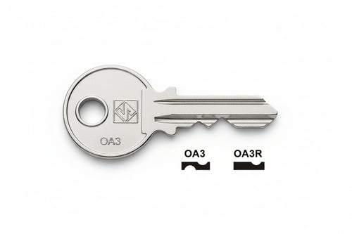 Chiavi Per Cilindri Oma 4 Spine Grandi- - Oa3R Sx - 5 Pezzi Silca