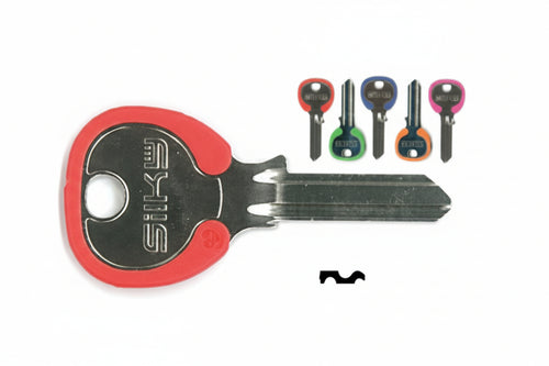 Chiavi Per Cilindri Omec 5 Spine Piccole Oc074Dz- - Oc074Dz Dx Silky 5 Colori Assortiti - 100 Pezzi Silca