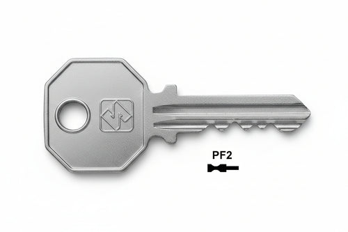 Chiavi Per Cilindri Prefer 4 Spine Grandi- - Pf2 - 10 Pezzi Silca