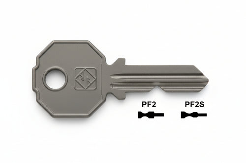 Chiavi Per Cilindri Prefer 4 Spine Grandi- - Pf2S Sottile - 20 Pezzi Silca