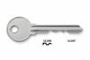 Chiavi Per Cilindri Universal 7 Spine Grandi In Acc. Nich.- - Ul047 Sx - 10 Pezzi Silca