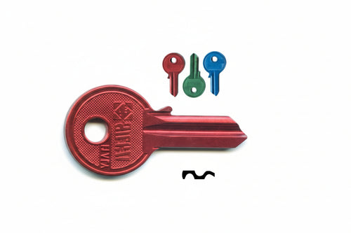 Chiavi Per Cilindri Universal 3 Spine Grandi Ul048U- - Ul048U Dx Ultralite Verdi - 10 Pezzi Silca