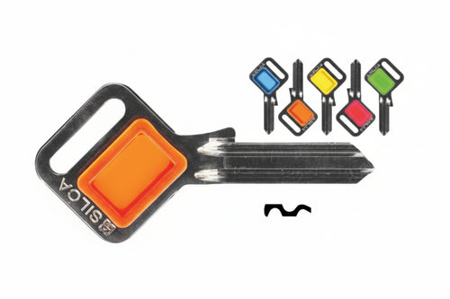 Chiavi Per Cilindri Universal 5 Spine Grandi Ul050Fz- - Ul050Fz Dx Taggy 5 Colori Assortiti - 50 Pezzi Silca