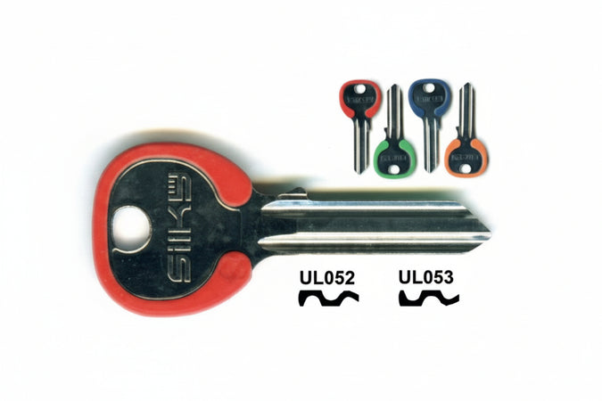 Chiavi Per Cilindri Universal 4 Spine Grandi- - Ul052Dz Dx Silky 4 Colori Assortiti - 100 Pezzi Silca