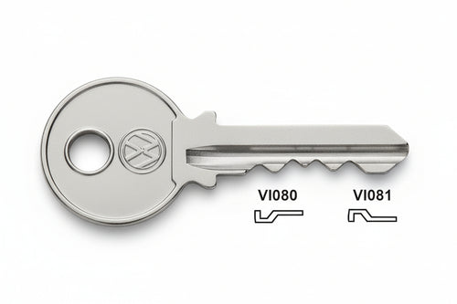 Chiavi Per Cilindri Viro 5 Spine Grandi- - Vi080 Dx - 100 Pezzi Silca
