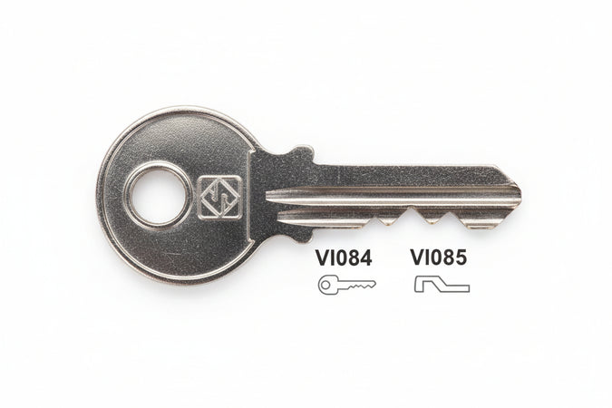 Chiavi Per Cilindri Viro 4 Spine Piccole- - Vi084 Dx - 20 Pezzi Silca