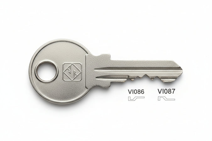 Chiavi Per Cilindri Viro 5 Spine Piccole- - Vi086 Dx - 50 Pezzi Silca