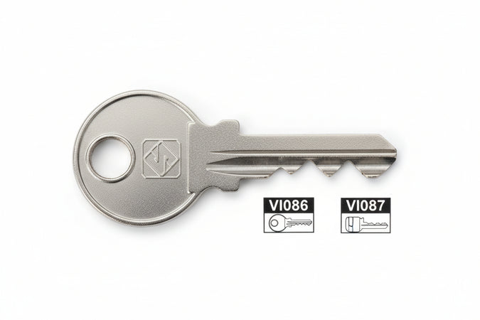 Chiavi Per Cilindri Viro 5 Spine Piccole- - Vi087 Sx - 20 Pezzi Silca