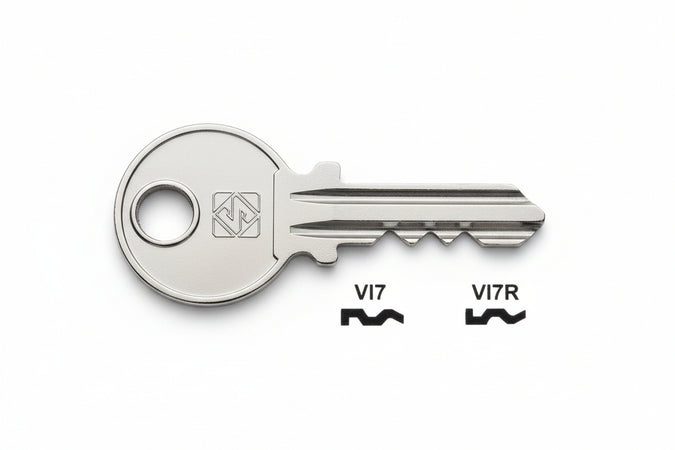 Chiavi Per Cilindri Viro 5 Spine Piccole- - Vi7R Sx - 10 Pezzi Silca