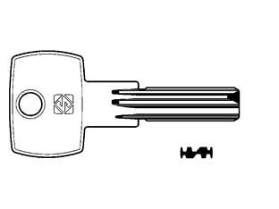 Chiavi Punzonate Per Cilindri Viro 6 Spine Vi19- - Vi19 - 5 Pezzi Silca