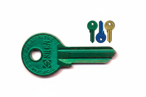 Chiavi Per Cilindri Wally 4 Spine Grandi Wa2Ru- - Wa2Ru Sx Ultralite Blu - 5 Pezzi Silca