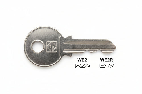 Chiavi Per Cilindri 4 Spine Grandi- - We2R Sx - 20 Pezzi Silca