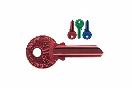Chiavi Per Cilindri 4 Spine Grandi We2U- - We2U Dx Ultralite Verdi - 10 Pezzi Silca