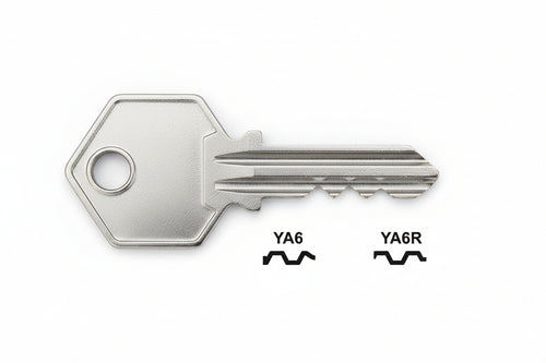 Chiavi Per Cilindri Yale 4 Spine Grandi- - Ya6 Dx - 25 Pezzi Silca