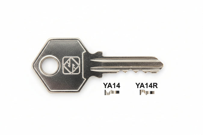 Chiavi Per Cilindri Yale 4 Spine Piccole- - Ya14 Sx - 10 Pezzi Silca