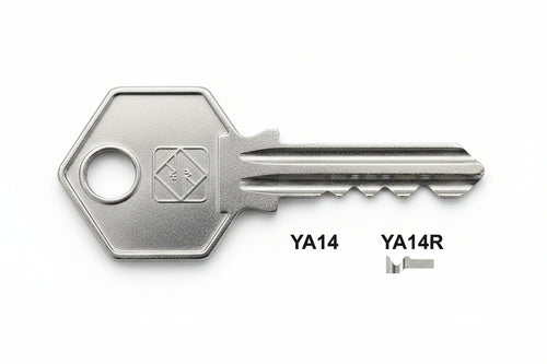 Chiavi Per Cilindri Yale 4 Spine Piccole- - Ya14R Dx - 10 Pezzi Silca