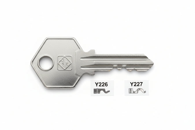 Chiavi Per Cilindri Yale 5 Spine Grandi- - Ya226 Dx - 20 Pezzi Silca