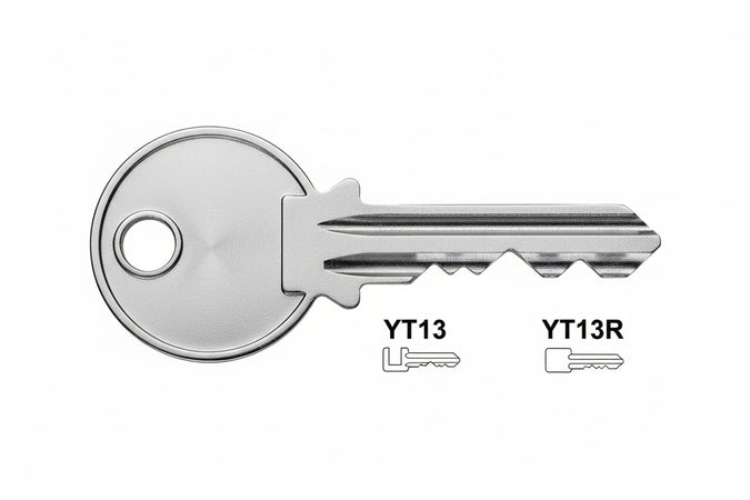 Chiavi Per Cilindri Yeti- - Yt13Rsx - 10 Pezzi Silca