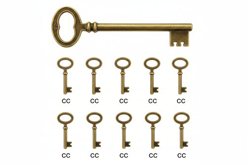 Chiavi Patent Per Serrature A Bussola Corni 34 Cc Silca