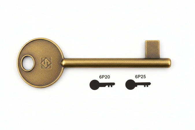 Chiavi Patent Passepartout Agb, Mp, Perino, Osmet- - 6P2S Sx (Ex 5011) - 5 Pezzi Silca