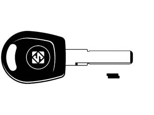 Chiavi Auto Look Alike Porta Transponder Hu66Te Hu66Te Silca