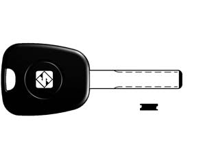 Chiavi Auto Look Alike Porta Transponder Hu83Te Hu83Te Silca