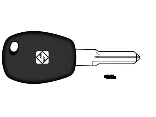 Chiavi Auto Look Alike Porta Transponder Hu136Te Hu136Te Silca