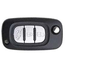 Radiocomando Auto Con Transponder Rnr01 Renault Rnr01 3 Bottoni Silca