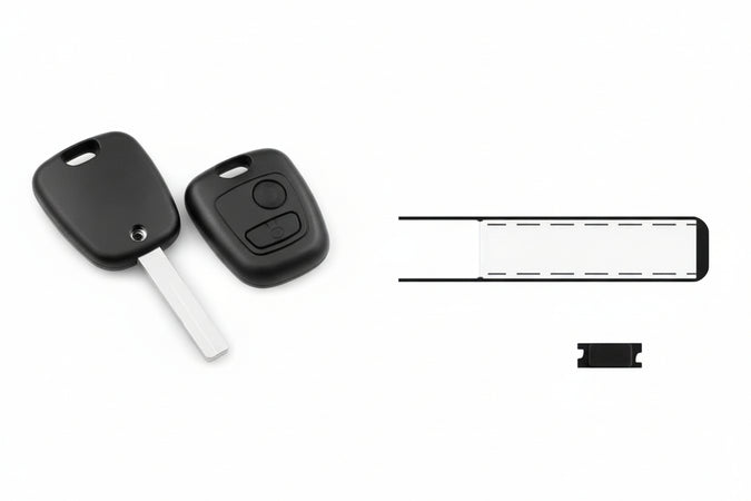 Cover Chiavi Per Auto Citroen Hu83Rs2 Hu83Rs2 2 Bottoni Silca