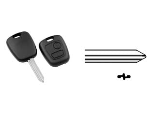 Cover Chiavi Per Auto Citroen Sx9Rs2 Sx9Rs2 2 Bottoni Silca