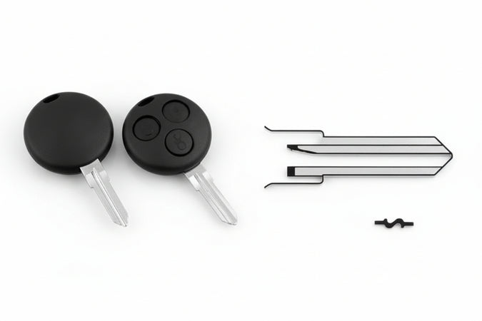 Cover Chiavi Per Auto Smart Ym23Rs8 Ym23Rs8 3 Bottoni Silca