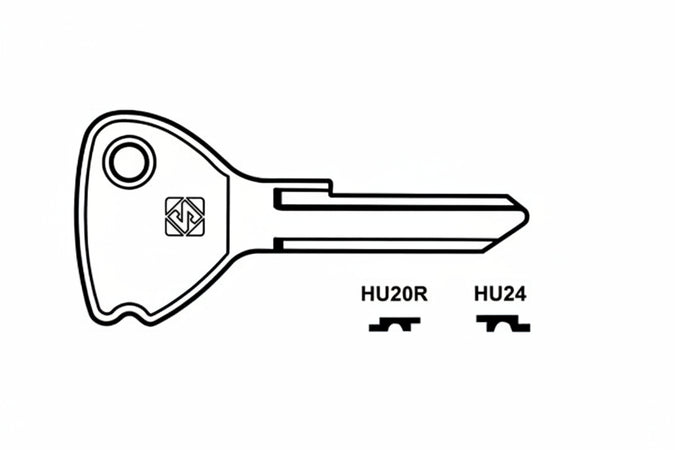 Chiavi Huf Per Auto Opel- - Hu24 - 5 Pezzi Silca