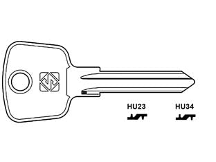 Chiavi Huf Per Auto Opel- - Hu34 - 5 Pezzi Silca