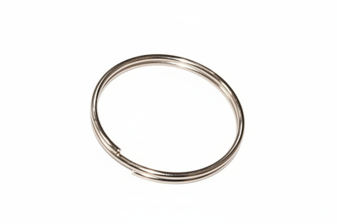 Anello Per Chiavi In Acciaio Nichelato- - Ø Mm.25 - 200 Pezzi