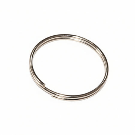 Anello Per Chiavi In Acciaio Nichelato- - Ø Mm.35 - 100 Pezzi