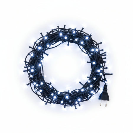 Luccioline Lineari Per Interno Luci Blu- - 20 Luci - Lamp.12V - Mt.2,60 - 1 Blister I Re Magi