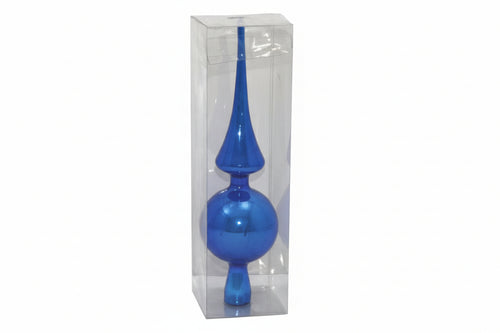 Puntale Per Albero Di Natale Cm.25 Colore Blu